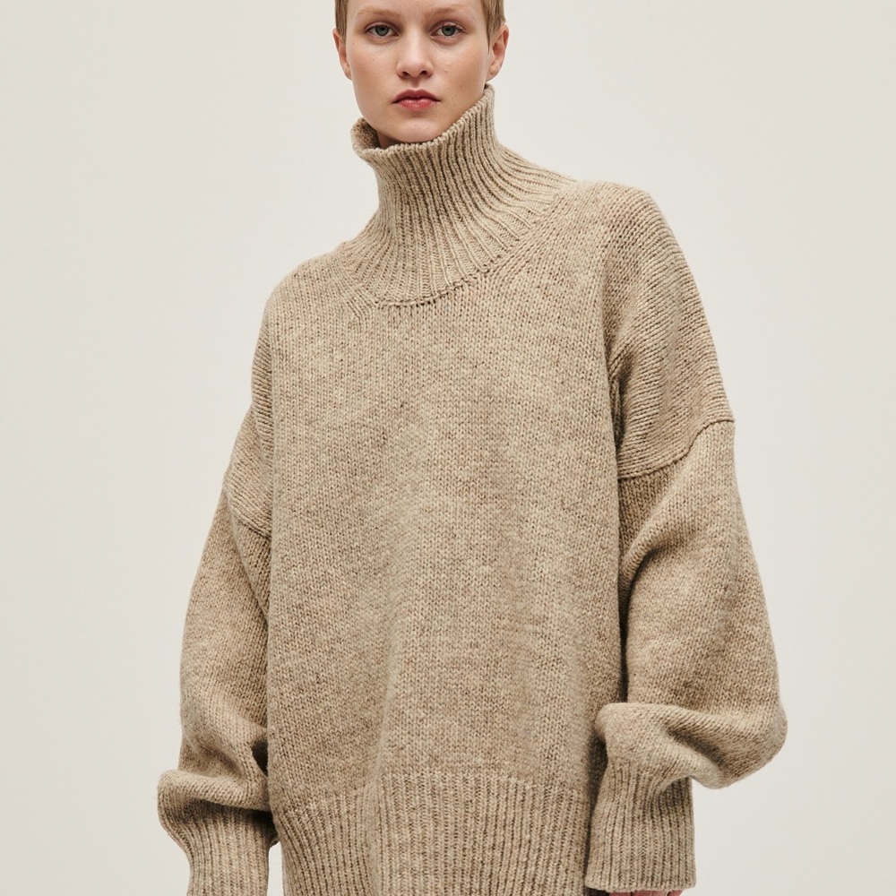 Babaa Jumper No. 17 Mist Turtleneck Sweater